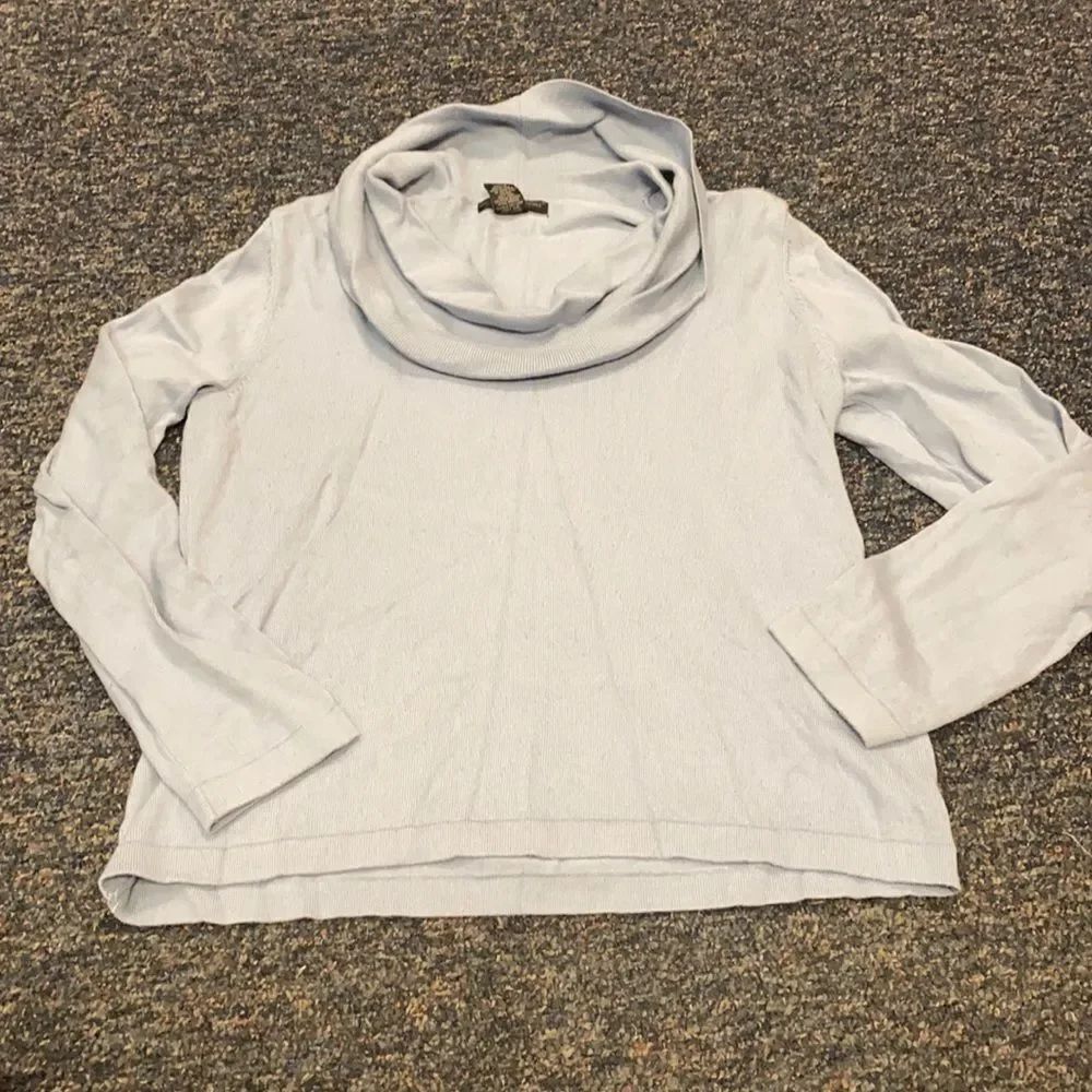 Preswick & Moore Light Blue Cowl Neck Sweater XL